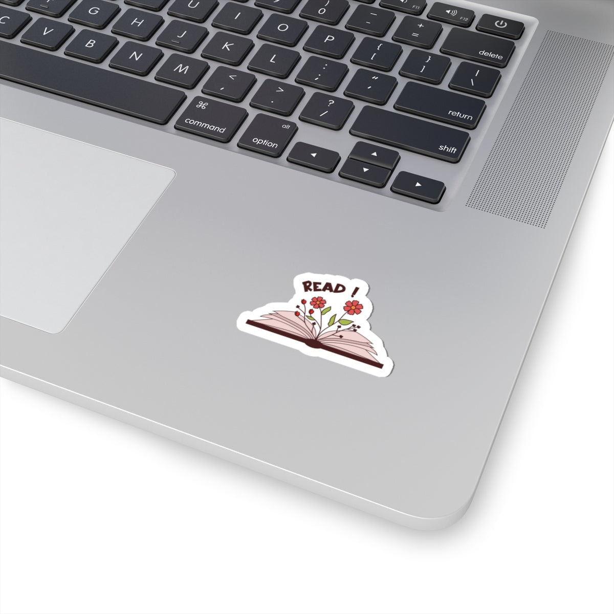 Inspirational Book Lover Stickers - "Read!" Floral Design